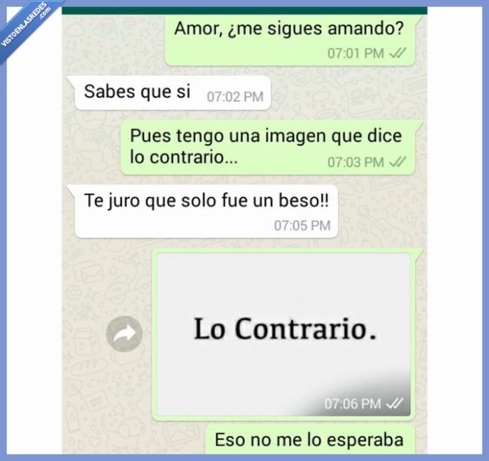 trampa novia,contrario