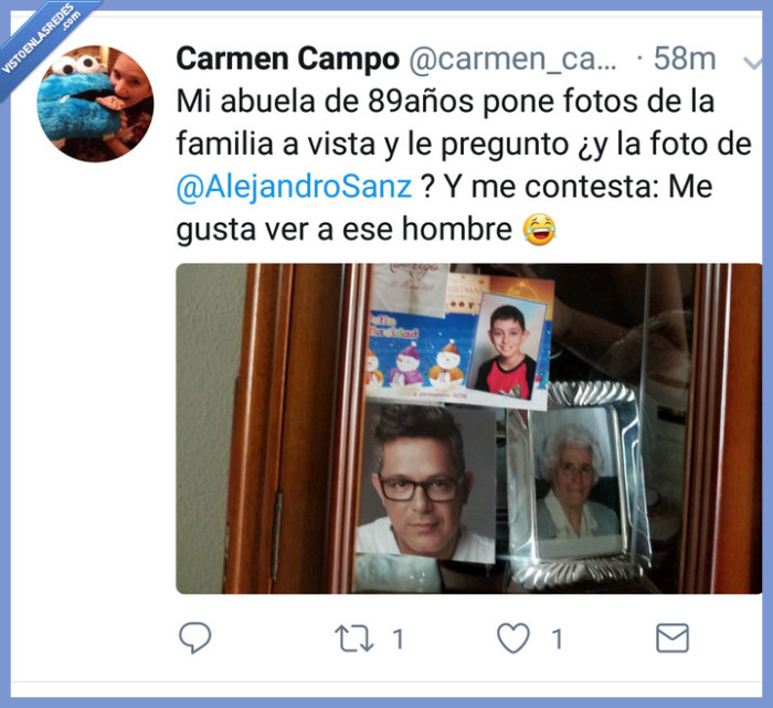 alejandro sanz,abuelas,adorables