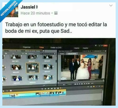 470151 - Editar el video de la boda de tu ex...