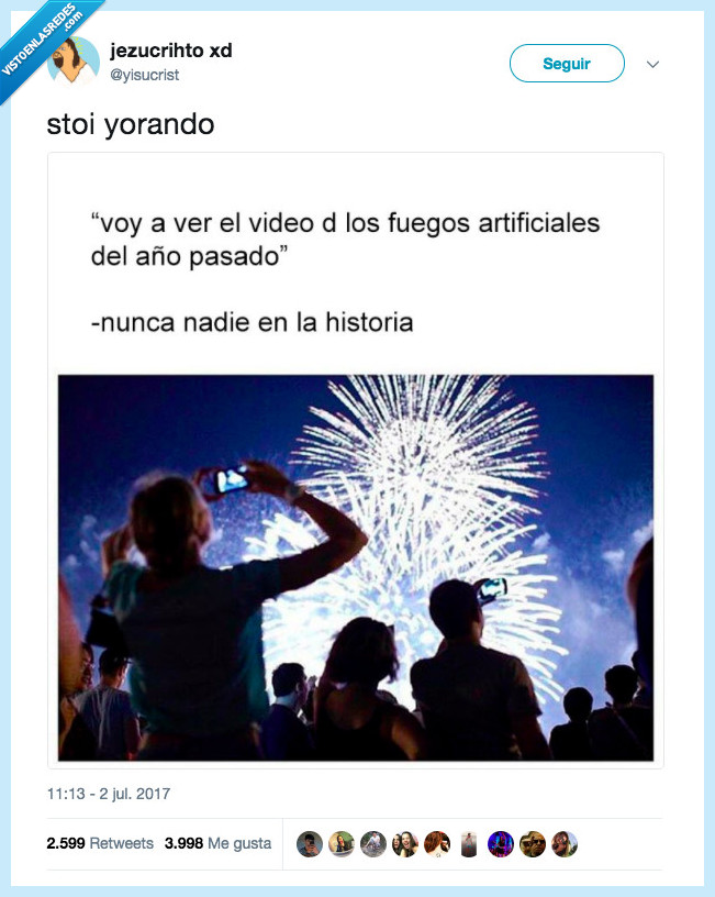 grabar,fuegos,artificiales,tontería