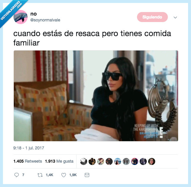 resaca,comida,familiar