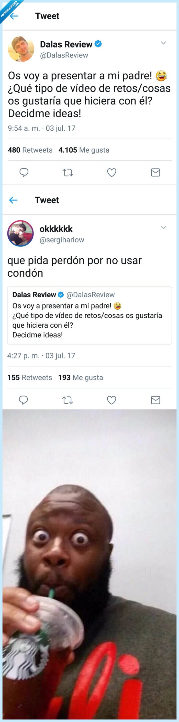 dalas,padre,pregunta,vídeo