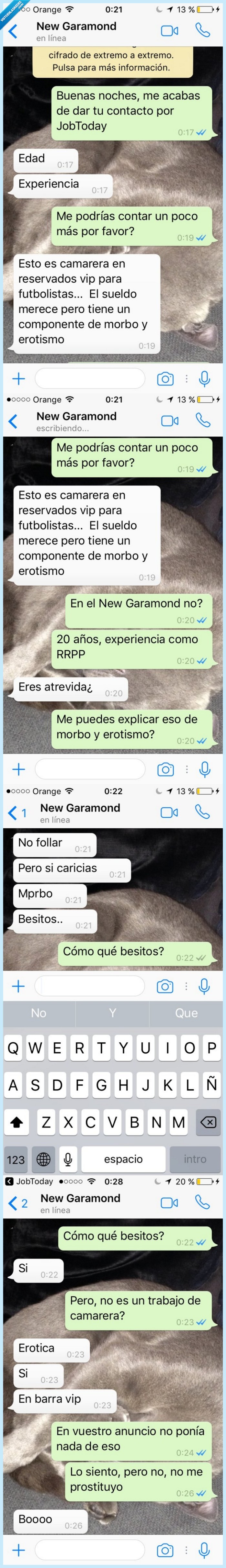new garamond,oferta,empleo,futbolistas