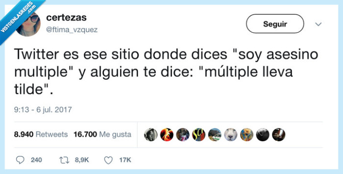 asesino,tildes,twitter