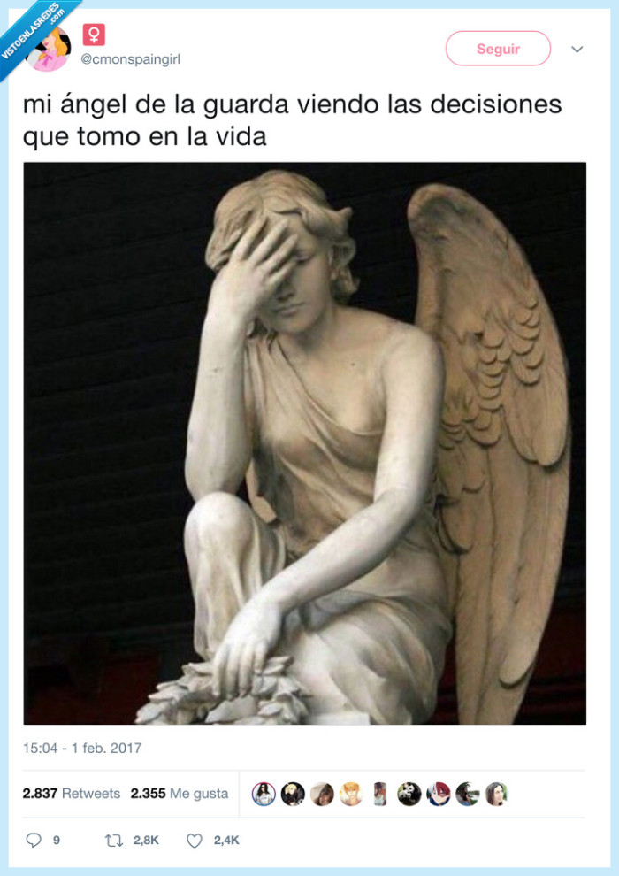 facepalm,angel de la guarda
