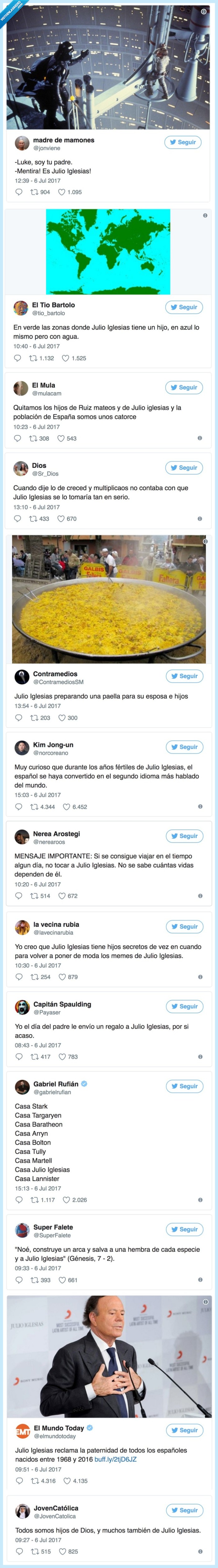 tweets,recopilación,julio iglesias