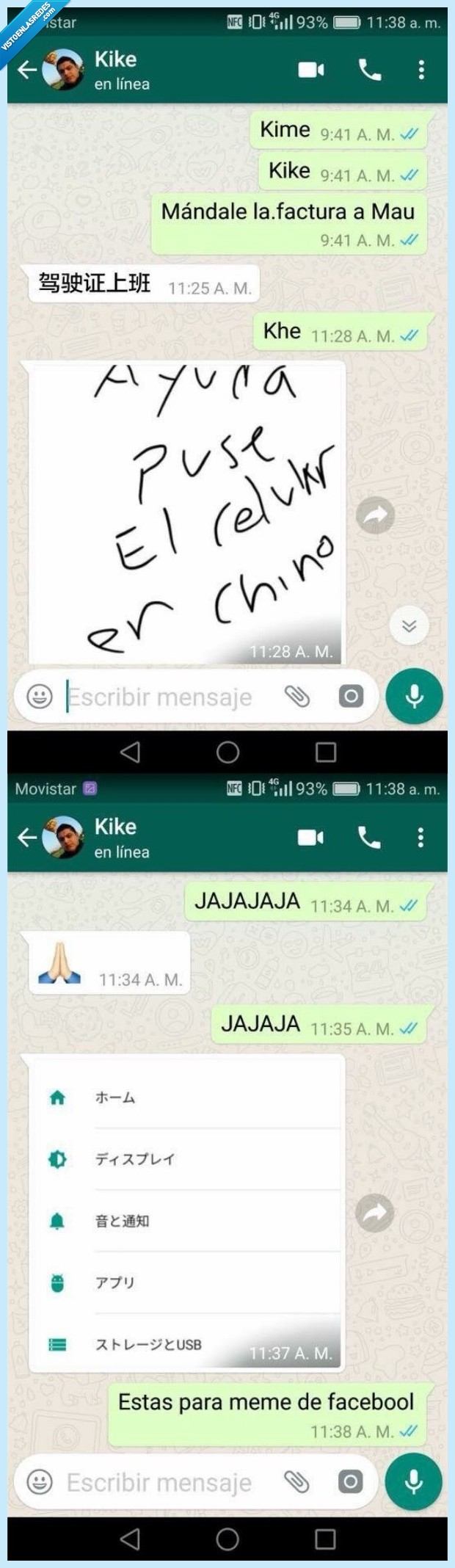 chino,teclado,whatsapp