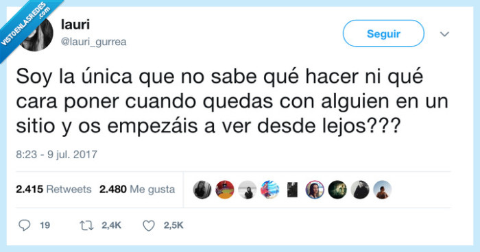 quedar,verse,de lejos