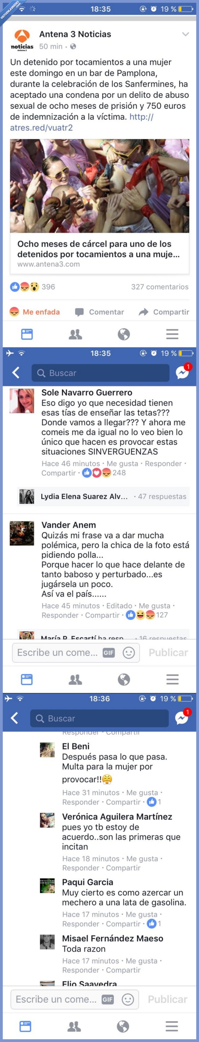 facebook,sanfermines,chicas,dignidad