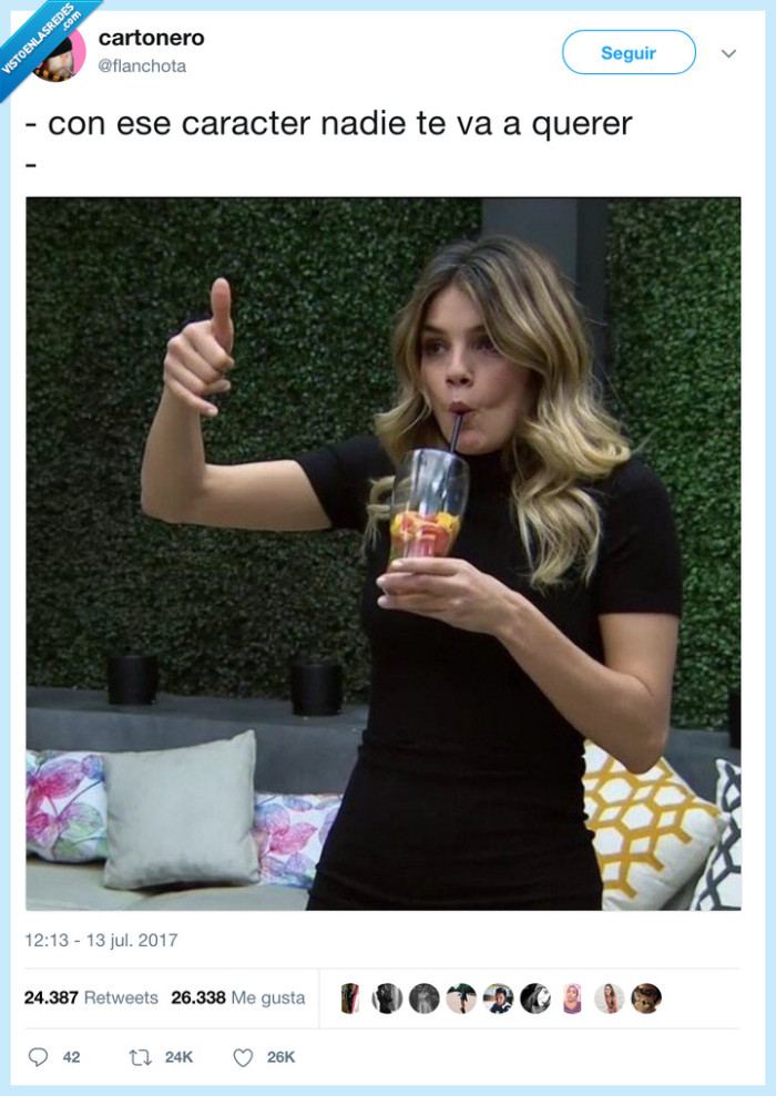 importar,sudar,me caes mal