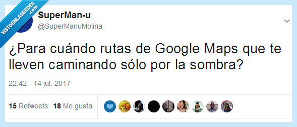 google maps,sombra,ruta,caminar