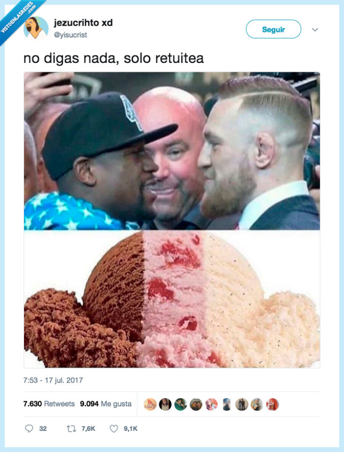 connor,lucha,helado,comparacion