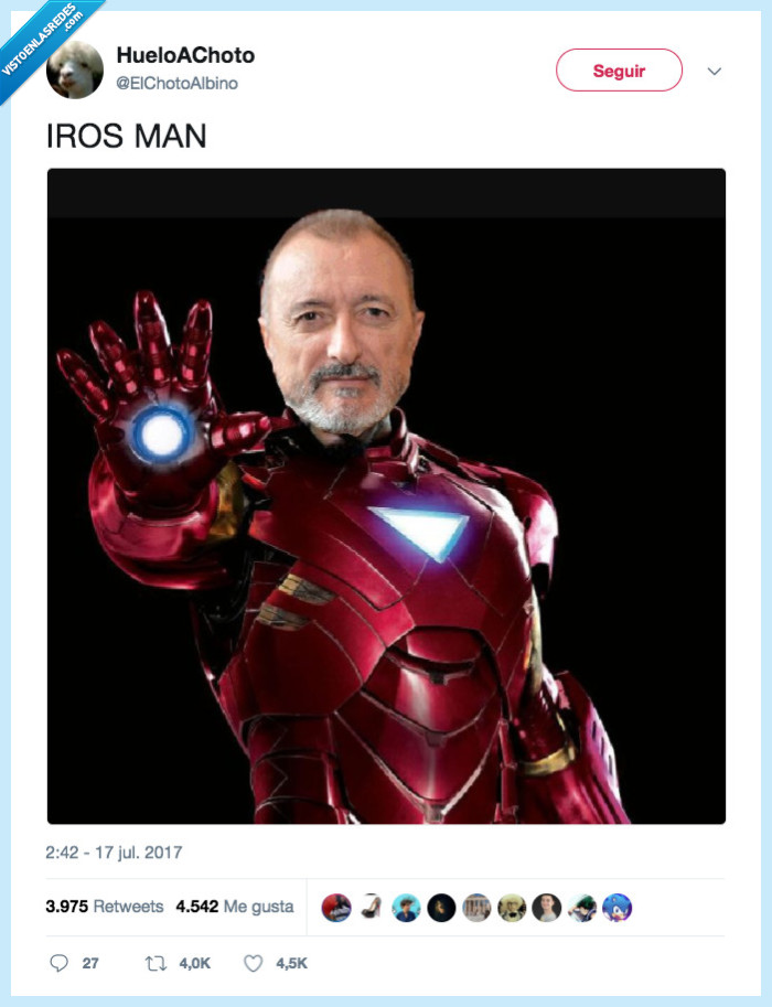 perez reverte,iros man,version