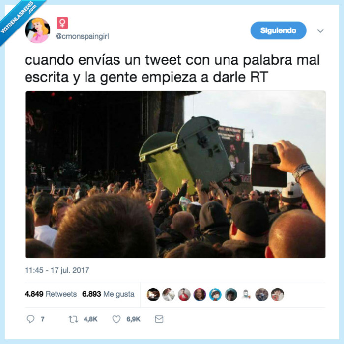 basura,esparcir,palabra,tweet