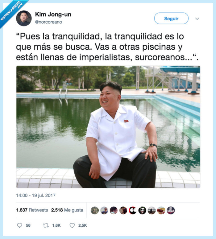 piscina,kim,dictador