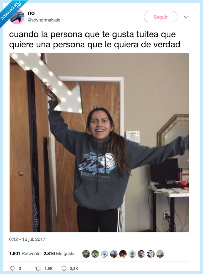 gustar,señal,persona