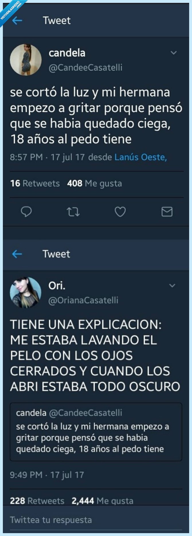 hermana,lerda,retarded