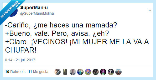 pareja,chupar,vecinos,avisar