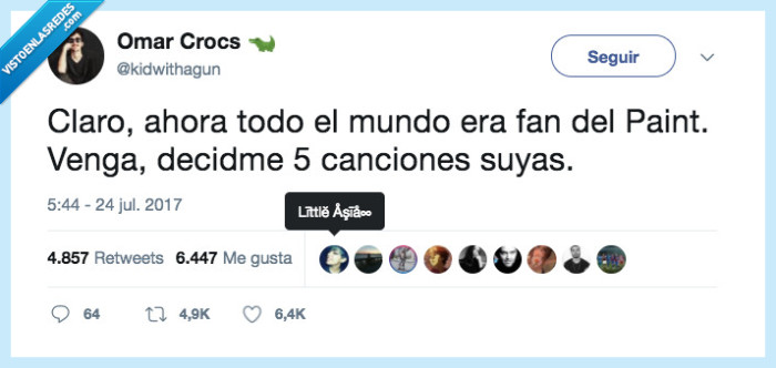 paint,fans,canciones