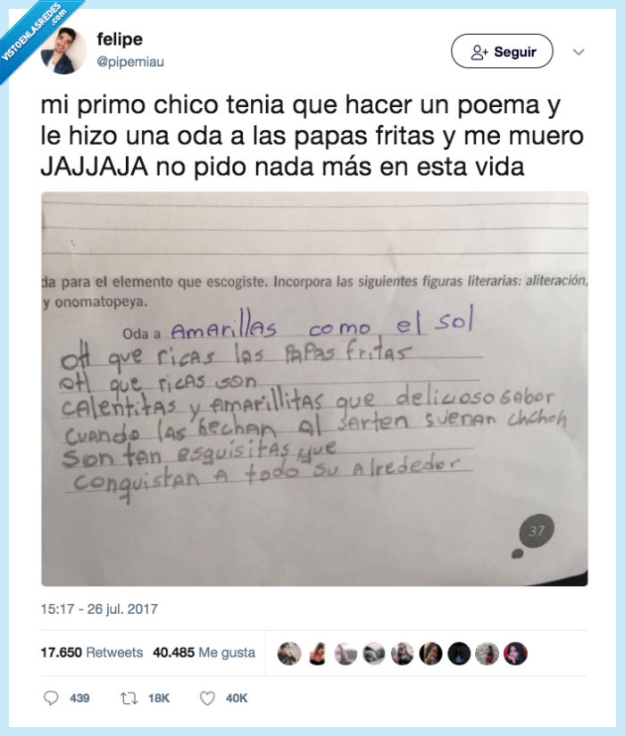 primo,poema,patatas fritas