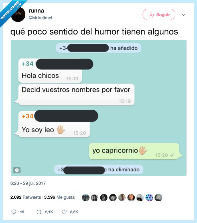 humor,sentido,pringao en un grupo,capricornio