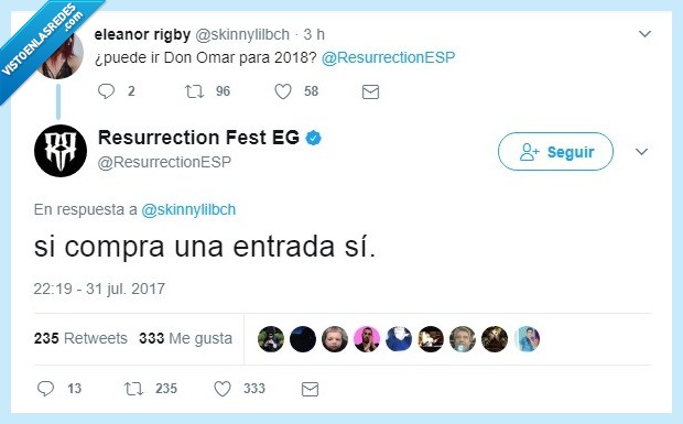 resurrection fest,respuesta,genial,don omar