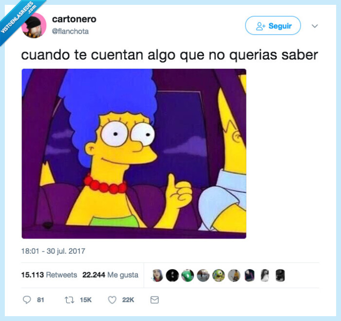 saber,marge,no querer mirar