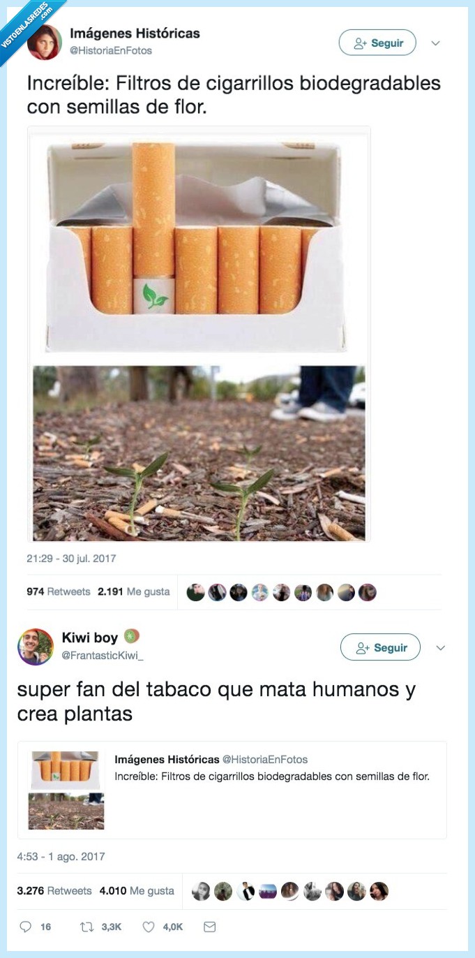 ironías,tabaco,humanos,plantas