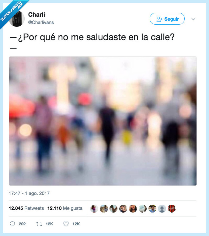 miope,saludar,calle,borde