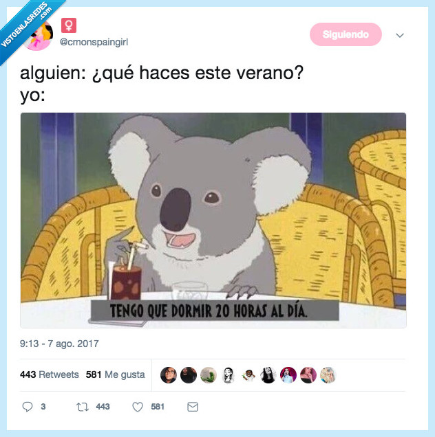 verano,dormir,mucho