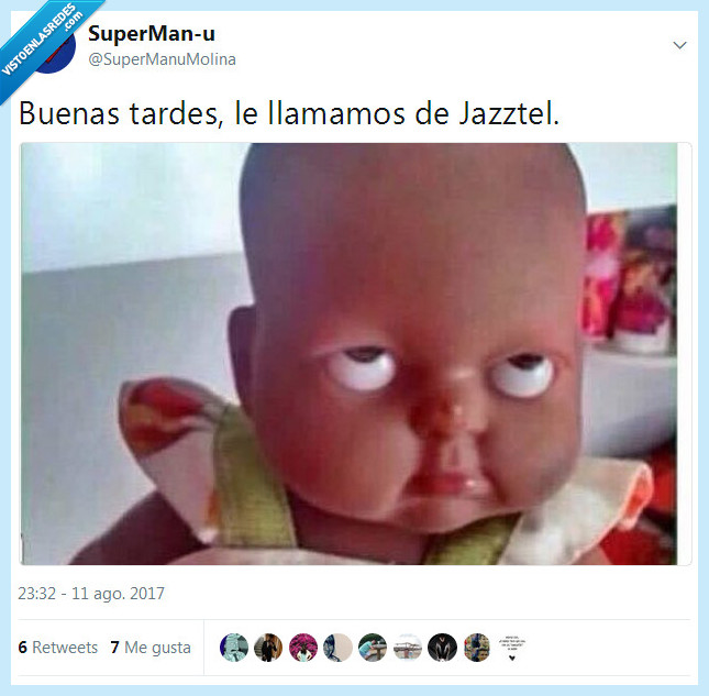 jazztel,llamar,muñeco