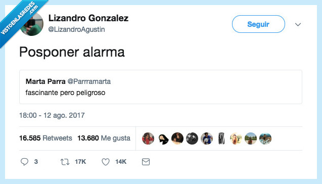 jugar,posponer,alarma