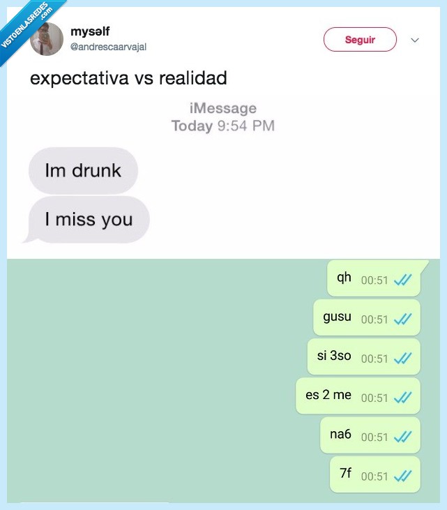 expectativa,realidad,mensake