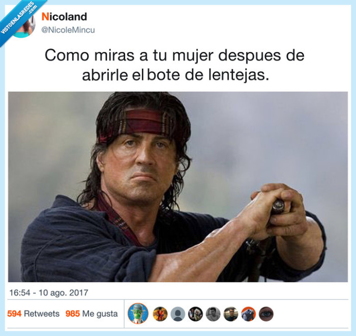 orgullo,rambo,botel,lentejas