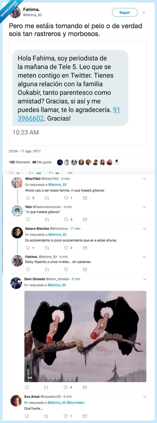 buitre,rata,tele5 morbo