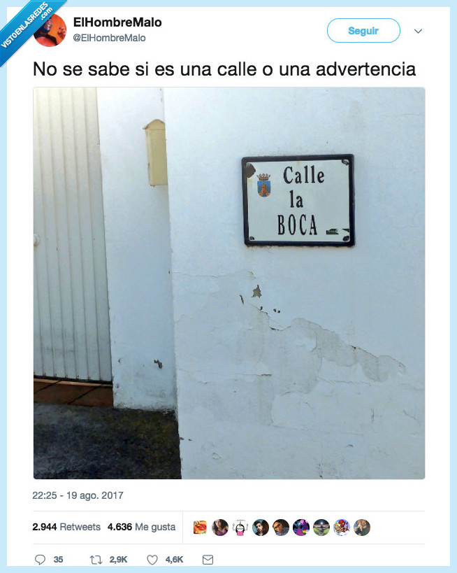 calle,mala leche,boca