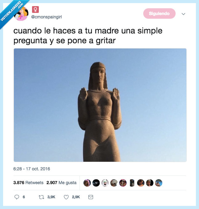 estatua,preguntar,gritar