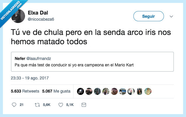 senda,test,campeona,mario kart