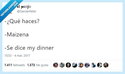 maicena,cinner,ingles,madre mía que chiste más malo