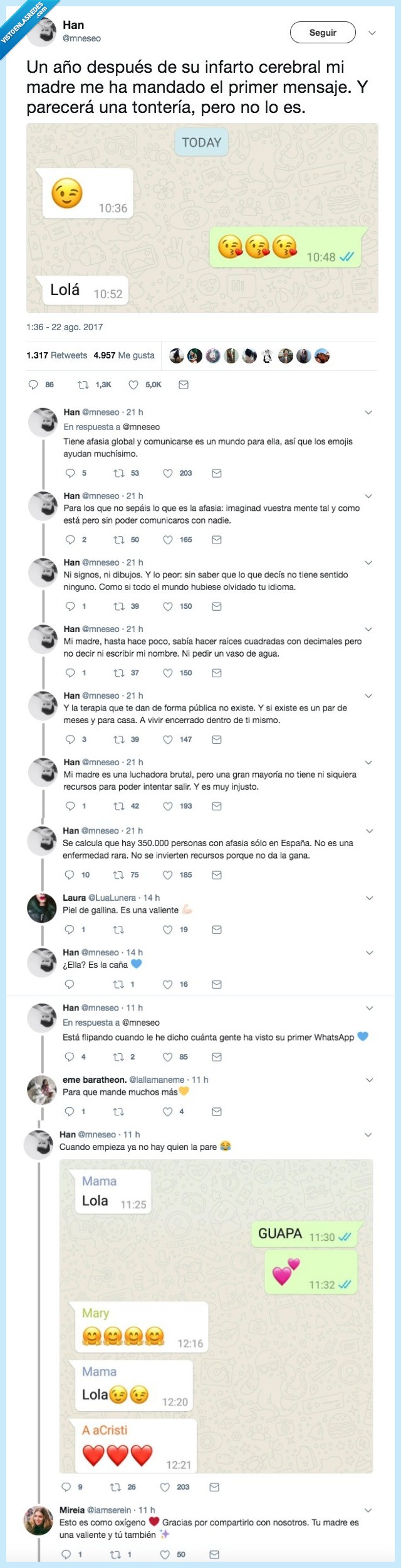 whatsapp,conmoción,historia