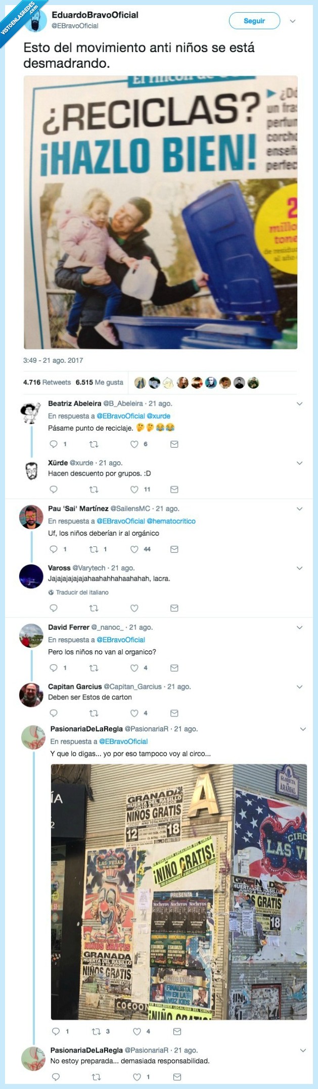 niños,odiar,reciclar
