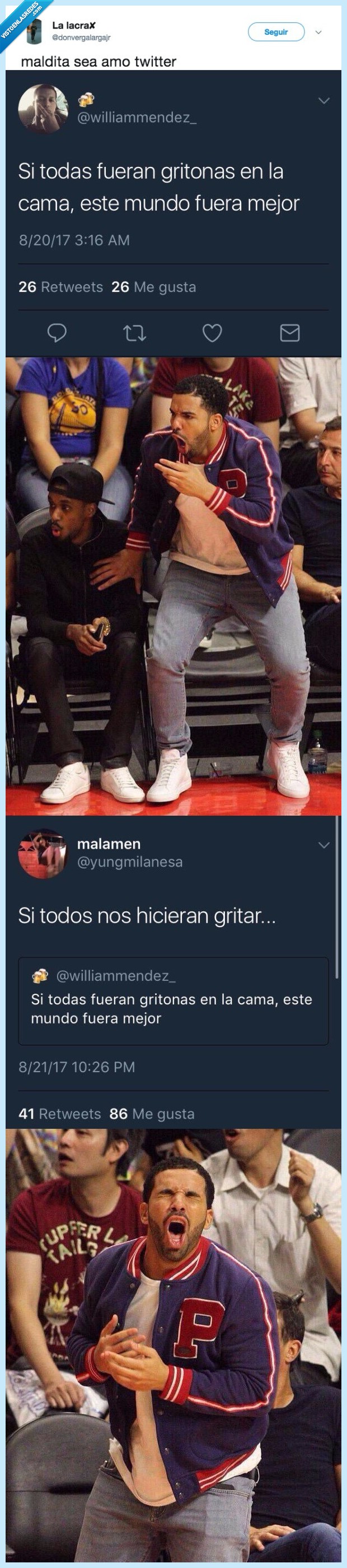 hostia,papeleta,gritar