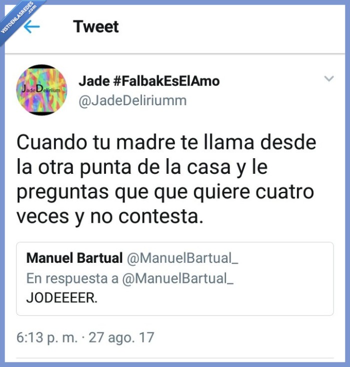 Manuel Bartual,Madre,Joder