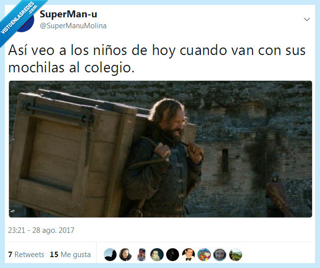 juegos de tronos,mochila,niños,vuelta al cole