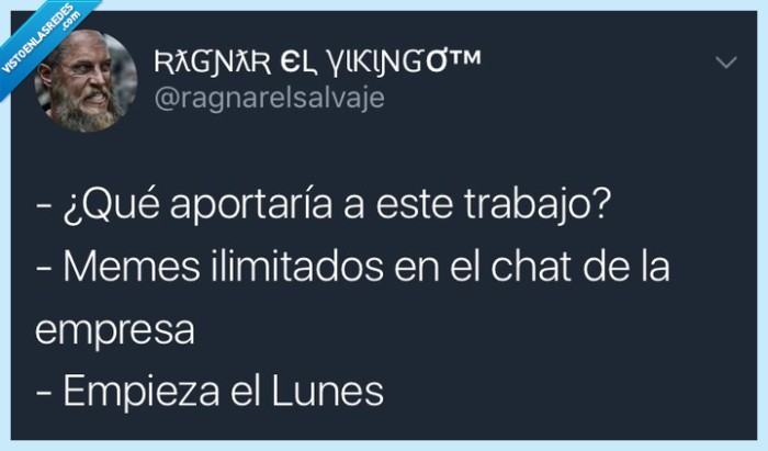 @ragnarelsalvaje,trabajo,meme