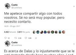 Enlace a Emotiva historia sobre el joven Dalas y tremendo plot twist, por @CustoFistro (leer entero)