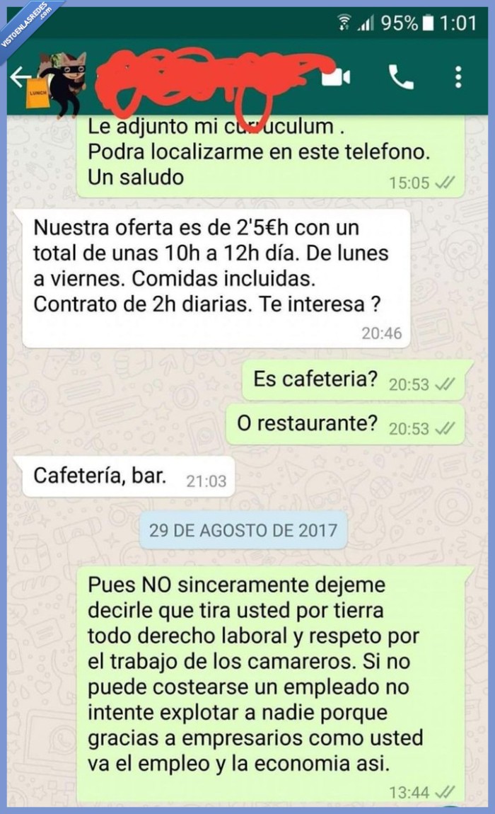 trabajo,oferta,vergüenza