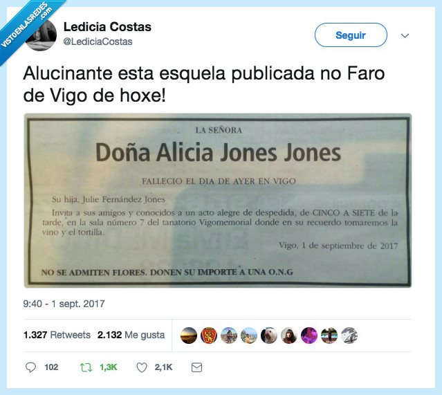 esquela,entierro,señira