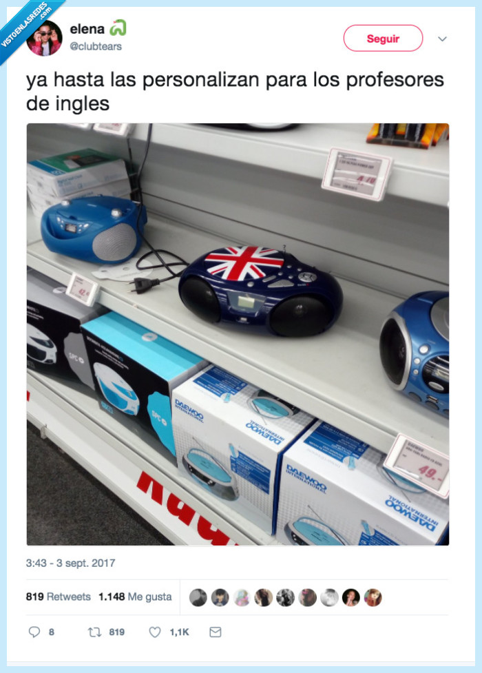 personalizar,ingl&eacute;s,casette