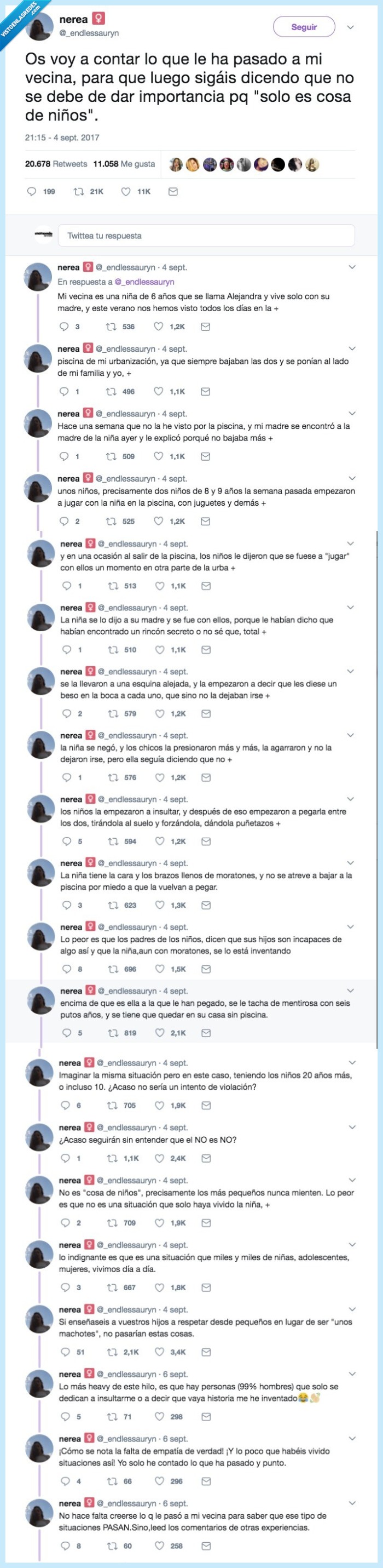 473521 - El hilo que demuestra la importancia de educar a los niños en el NO es NO, por @_endlessauryn